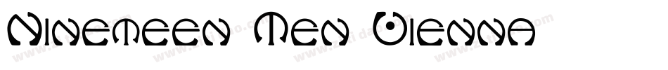 Nineteen Ten Vienna字体转换